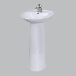 Round 12x15 Basin Set by Poland Ceramics